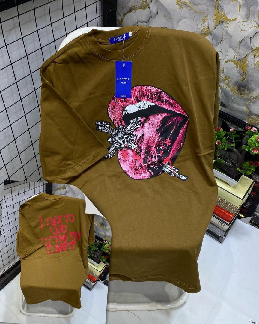 Light blue t-shirt with MASSRULZ nun graphic and back print inset.