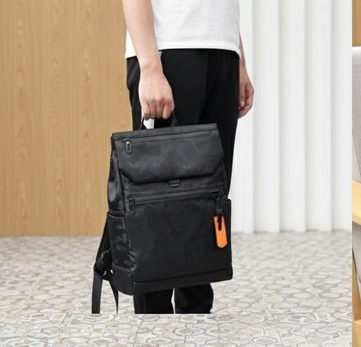 MetroPro Backpack — Black Patterned