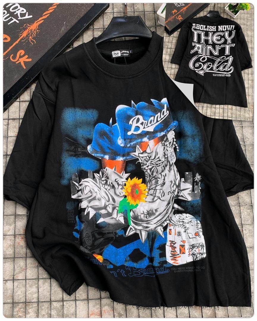 Obsidian Graffiti Bear Drip Tee