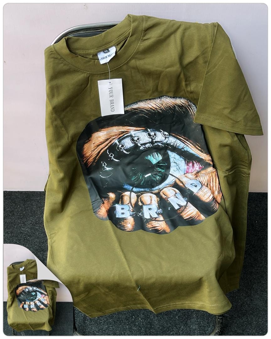 Army Green BRND Statement Tee