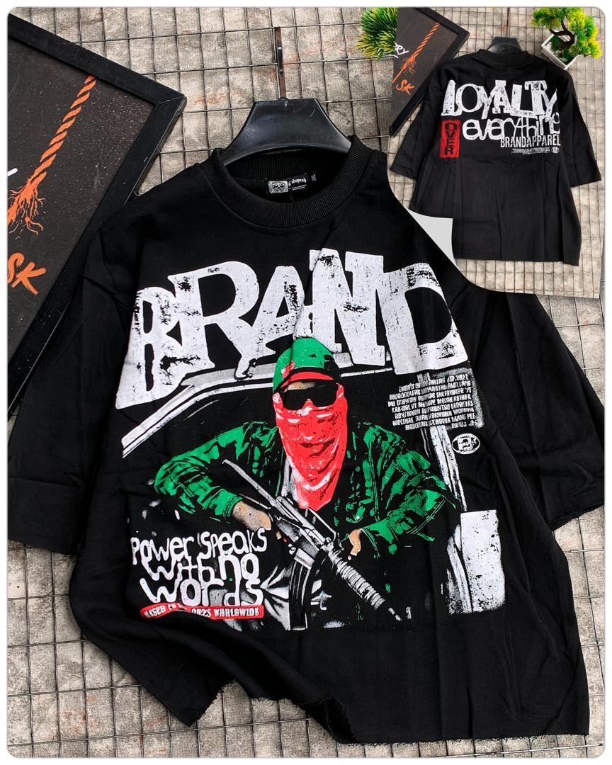 Black Loyalty Brand Statement Shirt