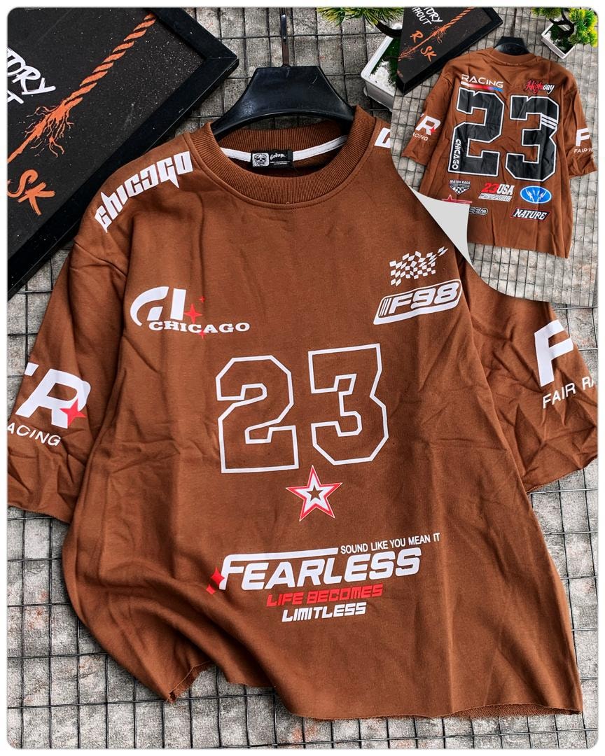 Brown Fearless 23 Street Racer Tee