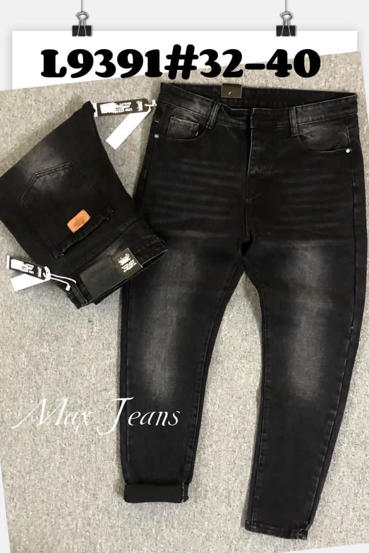 Black Washed Max Slim Jeans