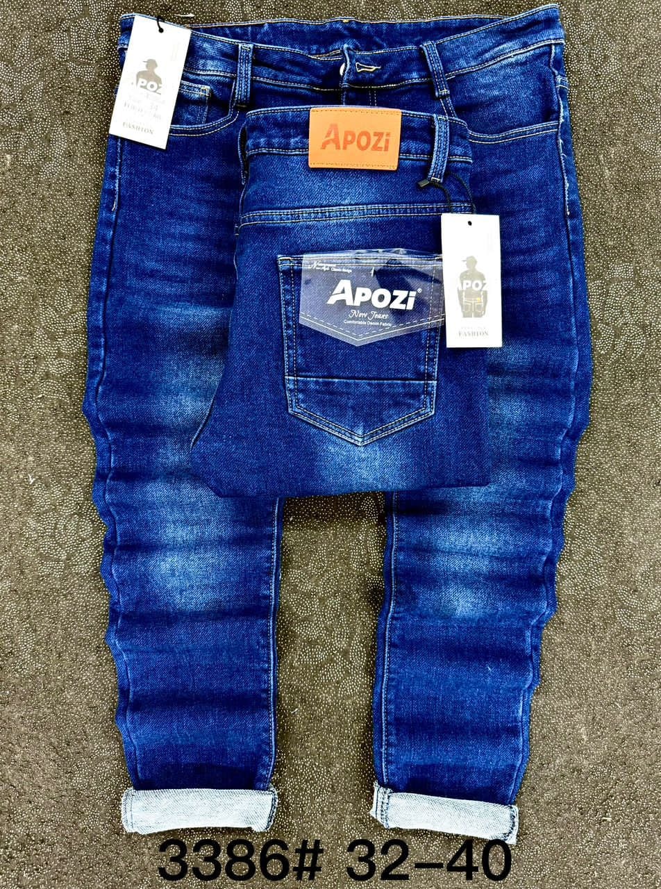 Blue Apozi Slim Fit Jeans
