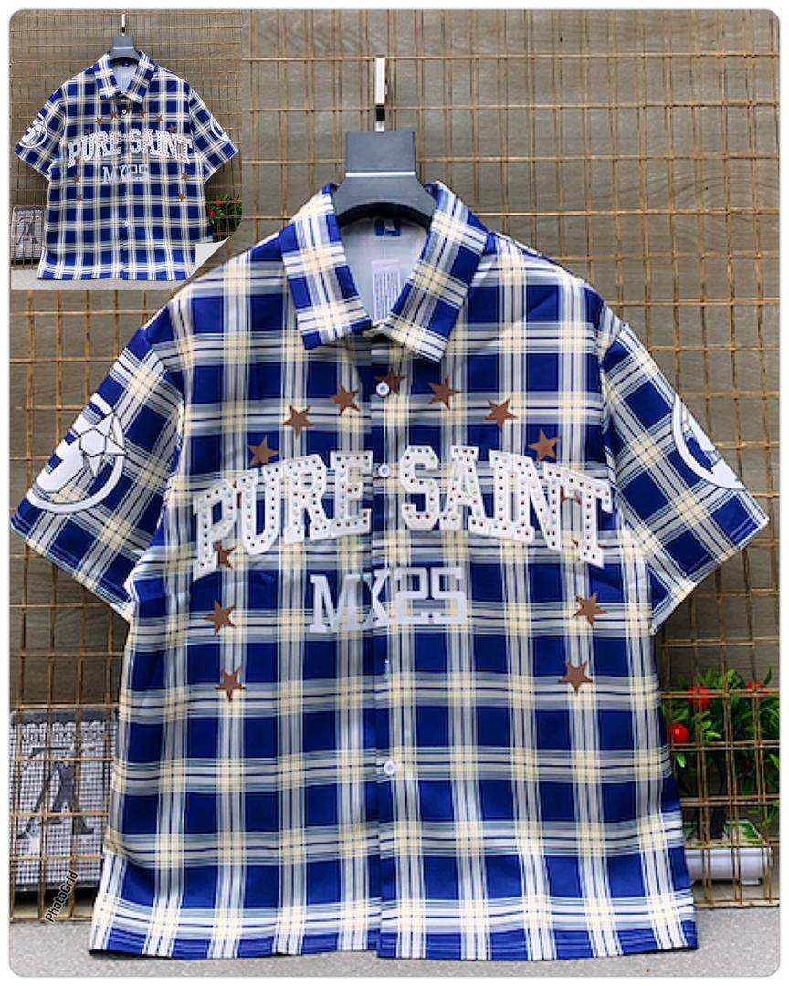 Blue Pure Saint Plaid Shirt
