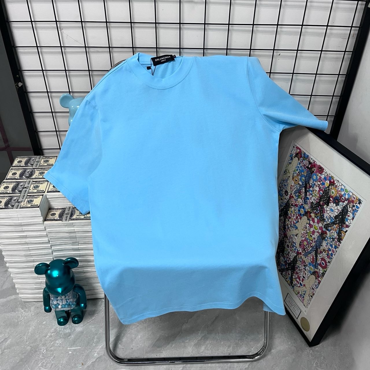 Essential Sky Blue Oversized Tee
