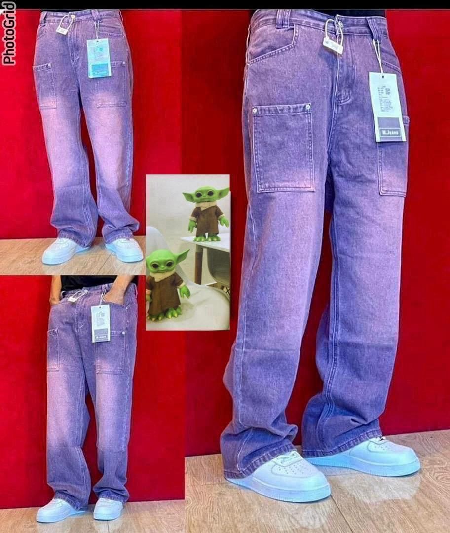 Purple Washed Carpenter Jeans
