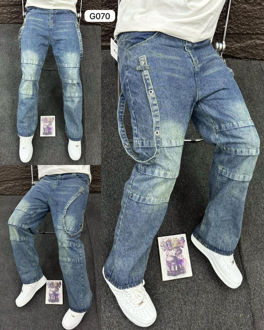 Washed Strap Cargo Deni