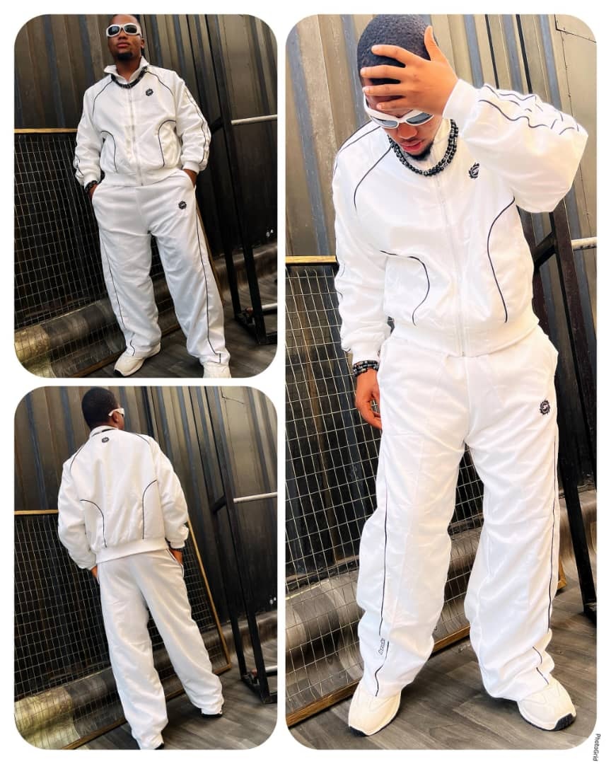Premium Track Suit Set (White) 