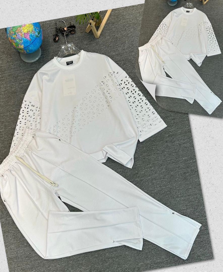 Luxe Laser Cut Set | white