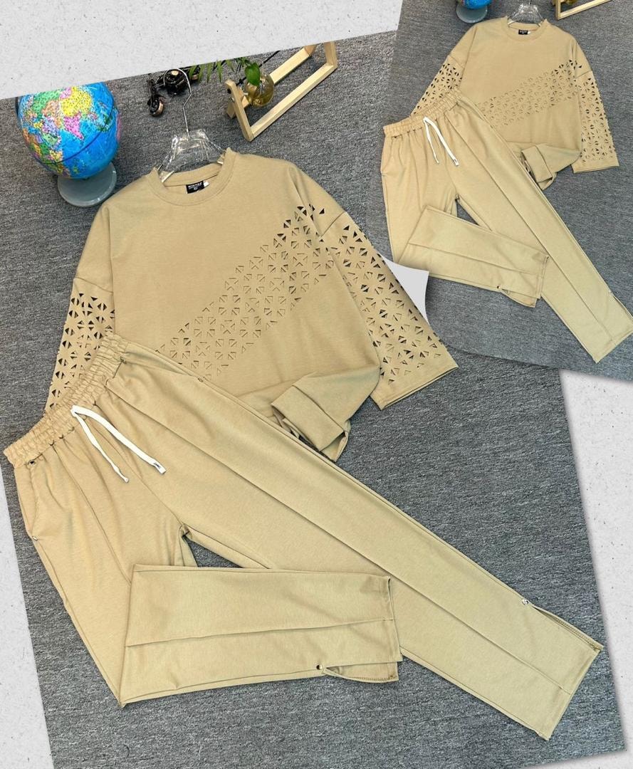 Luxe Laser Cut Set | Beige