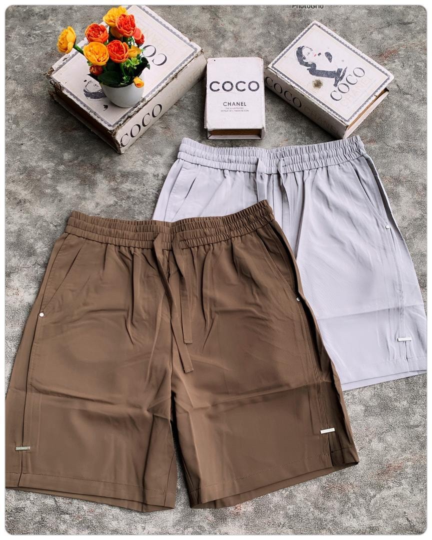 Refined Leisure Shorts - Tan | Cloud Grey