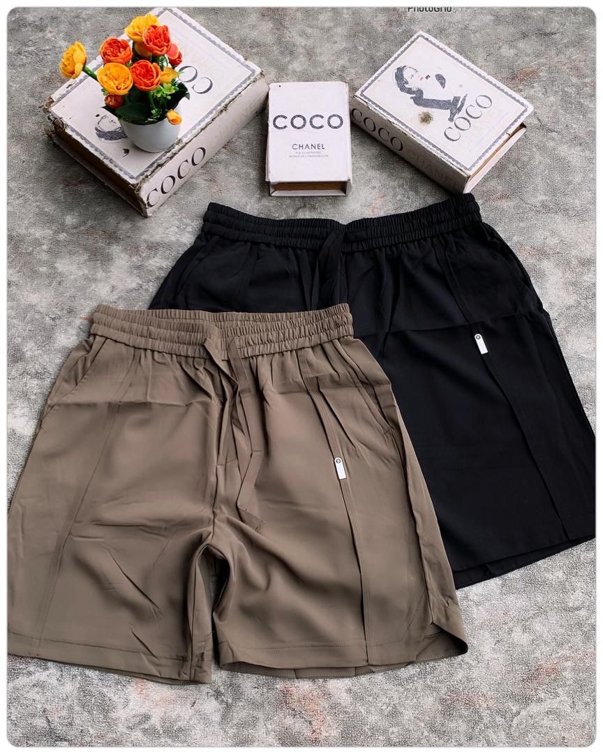 Pull-On Bermuda Shorts – Khaki Brown