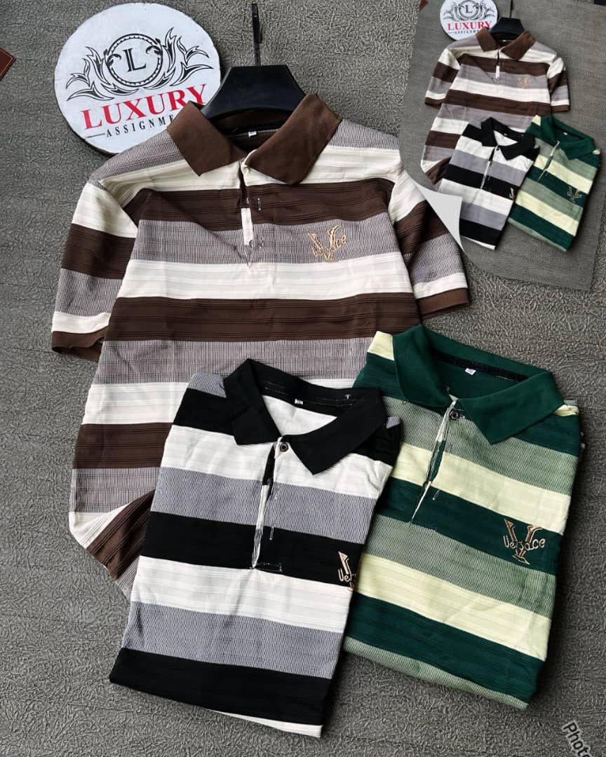 Signature striped polo