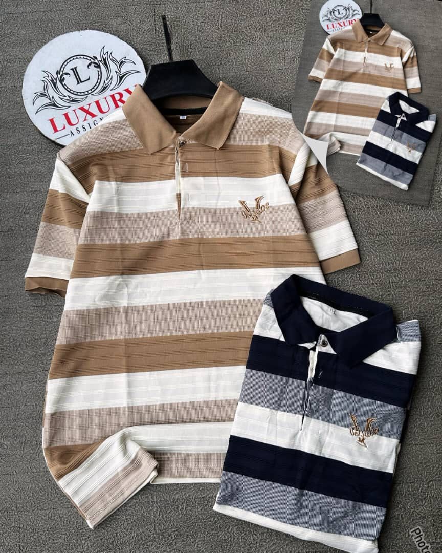 Signature striped polo
