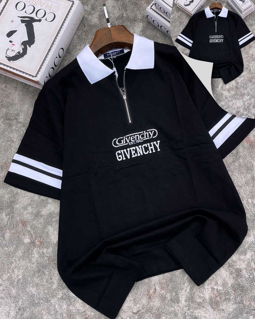 Givenchy Luxe Quarter-Zip Polo
