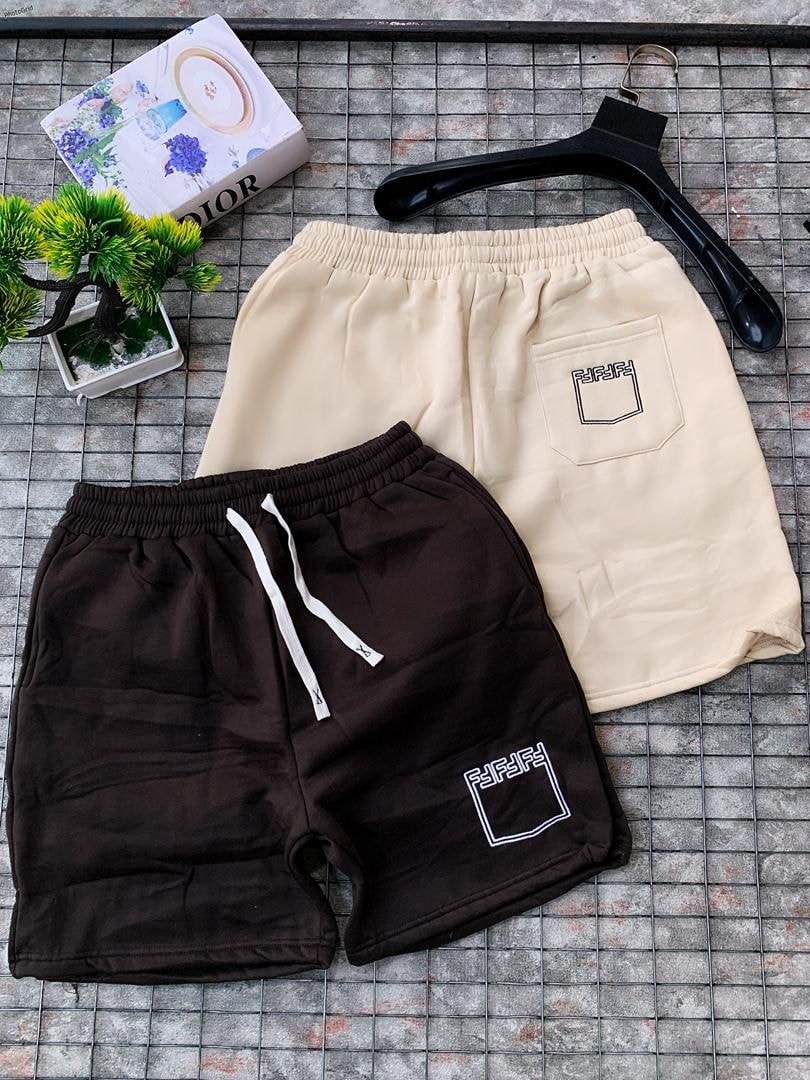 Fendi Pocket Logo Shorts (Choco/Beige)