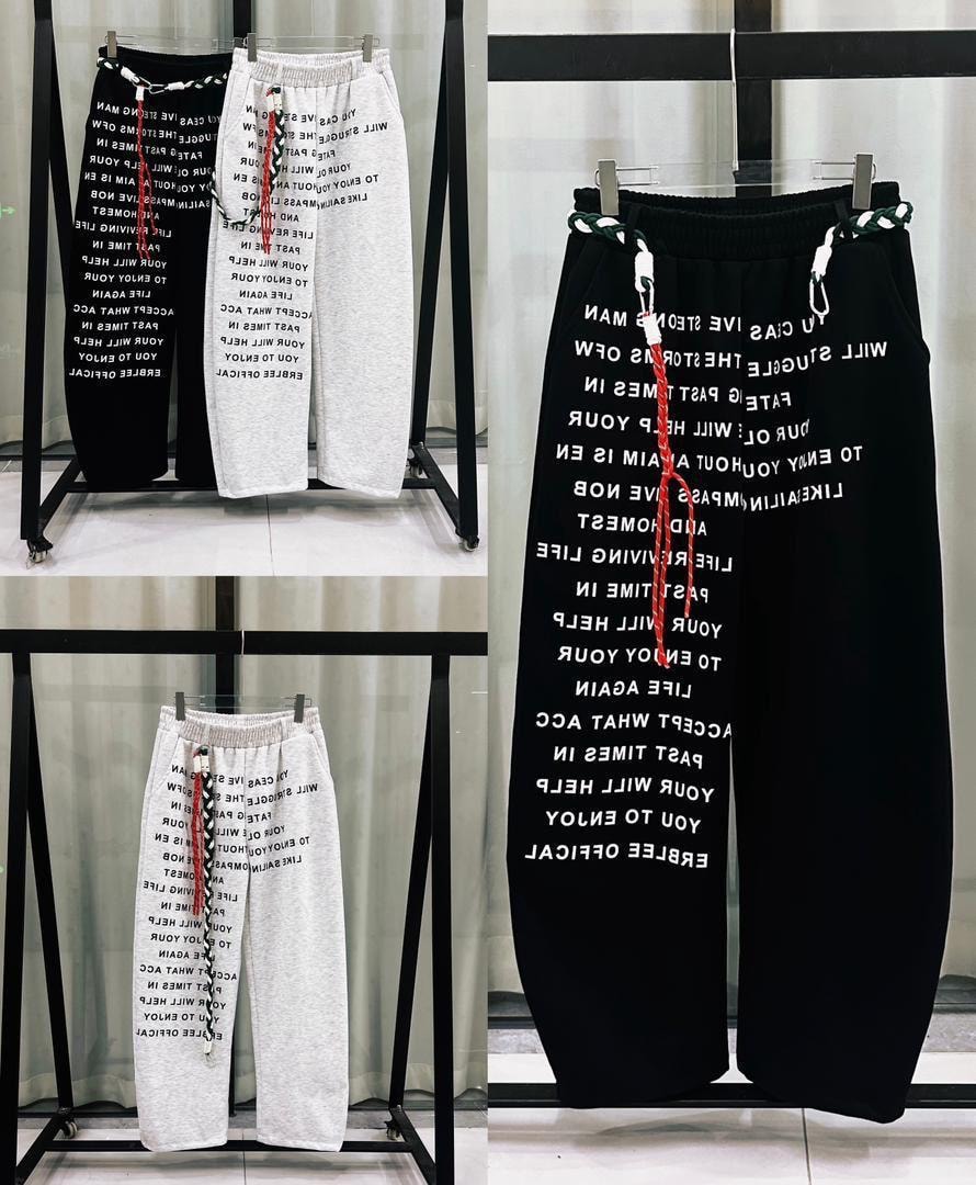 Statement Typography Joggers