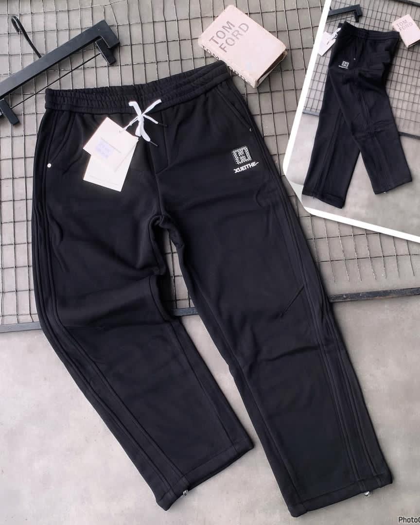 Signature Piped Joggers | Black