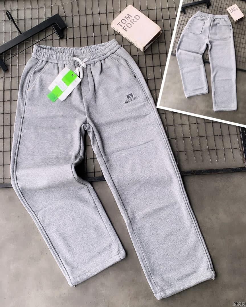 Essential Monogram Joggers - Ash Grey