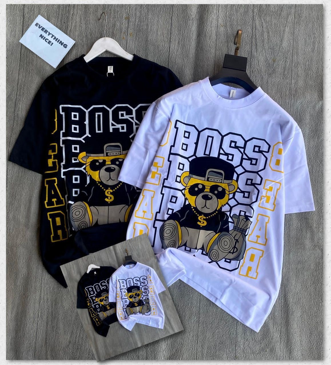 Boss Bear Statement Tee —