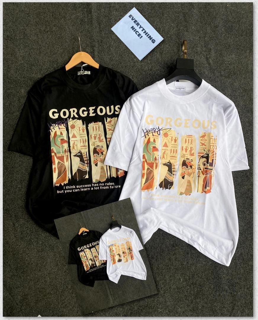 Hieroglyph Graphic Tee — Black|White