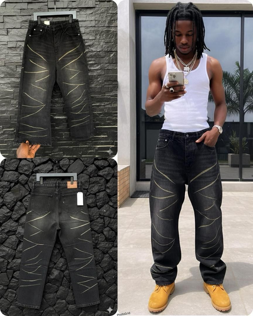 Electric Bolt Relaxed Denim