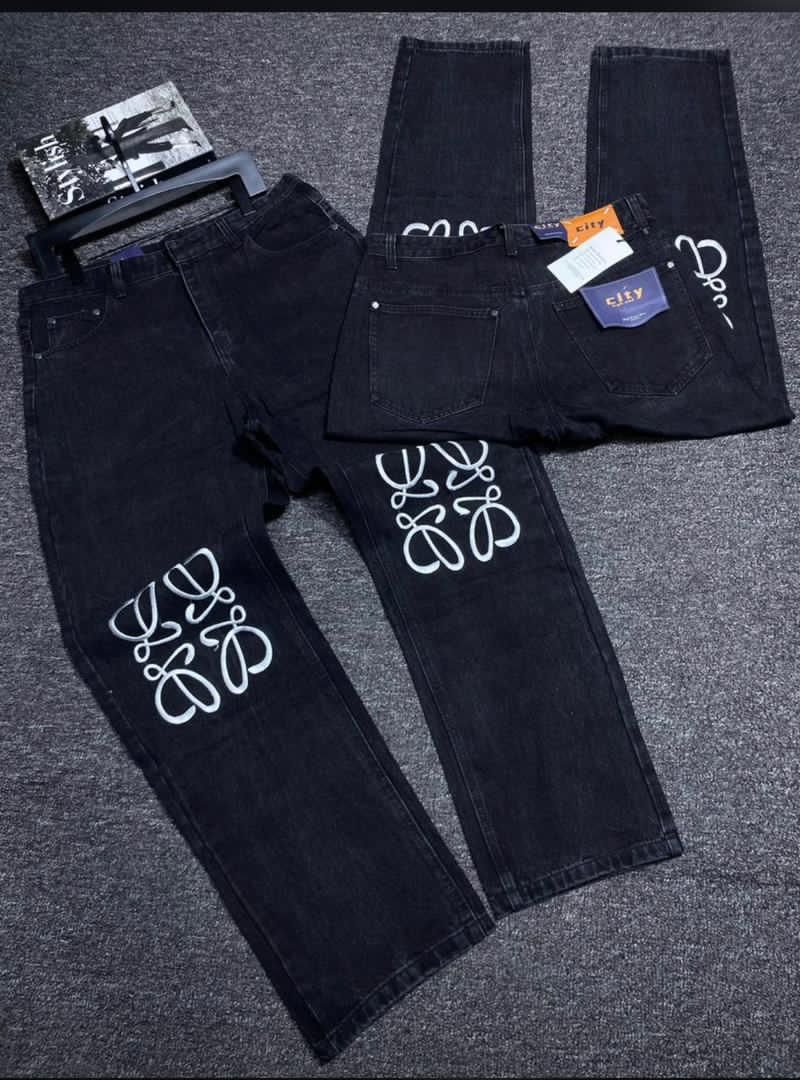 "Onyx Signature" Monogram Straight-Legs