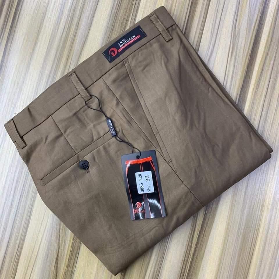 Classic Khaki Toned Tailored Pants