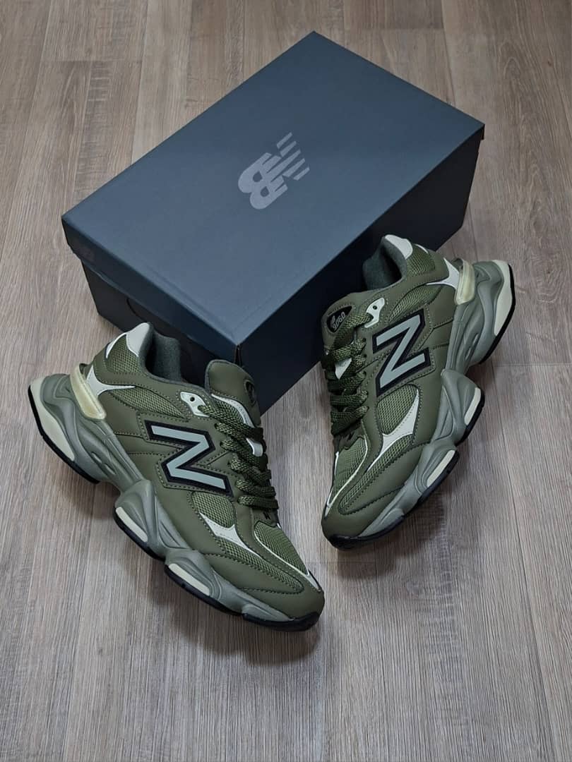 New Balance 9060 Sneakers — Olive