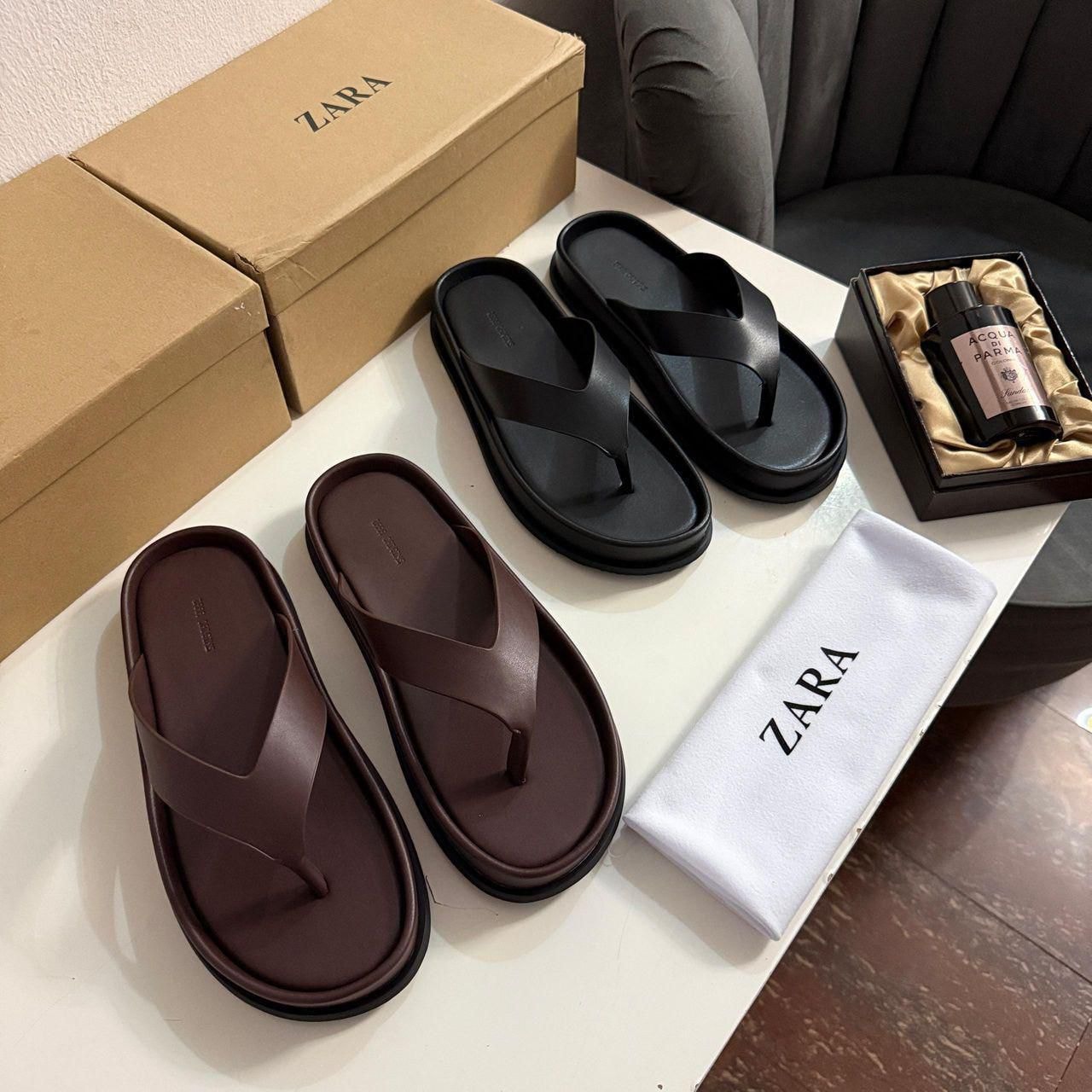 Zara Y-Strap Slides –