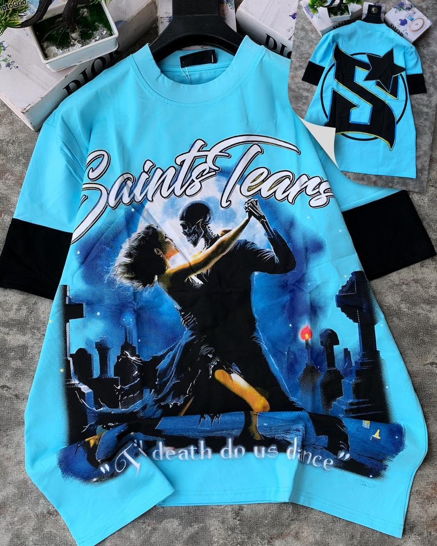Saint’s Tears: Dance of Death Tee – Light Blue