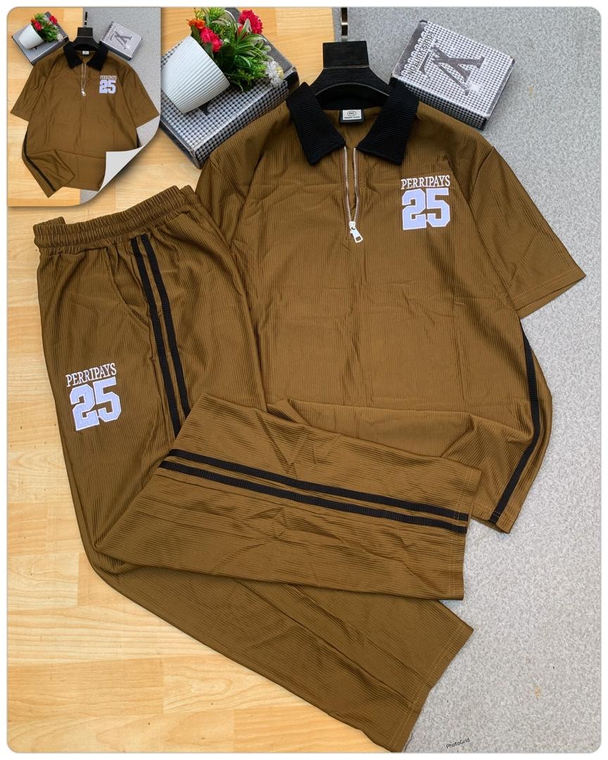 Perripays Quarterline Lounge Set — Brown