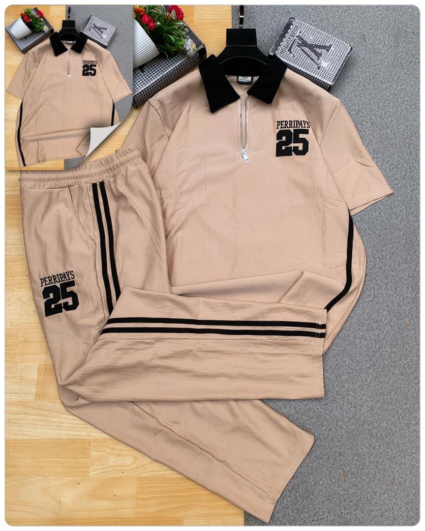 Perripays Quarterline Lounge Set — Beige