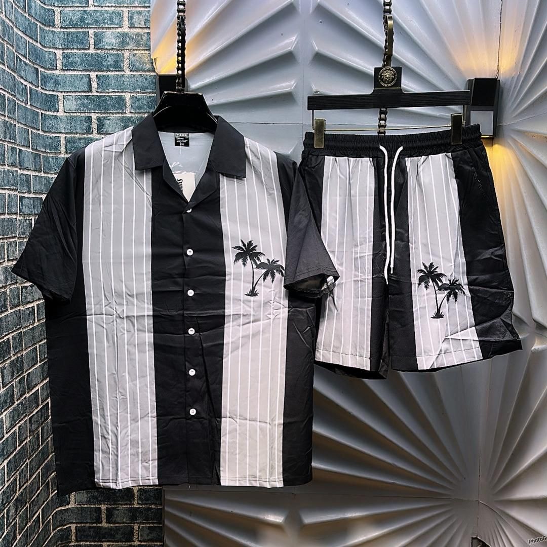 Midnight Oasis striped Vintage Set