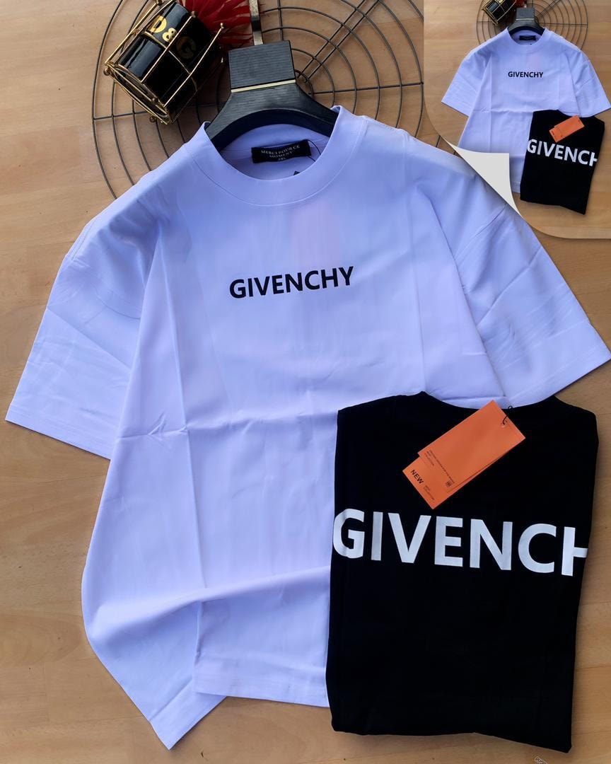 Classic Givenchy Tee– Black/White