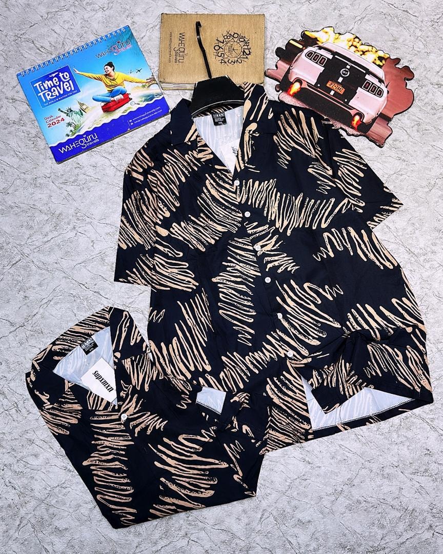 Golden Wave Nocturne Vintage Shirt 