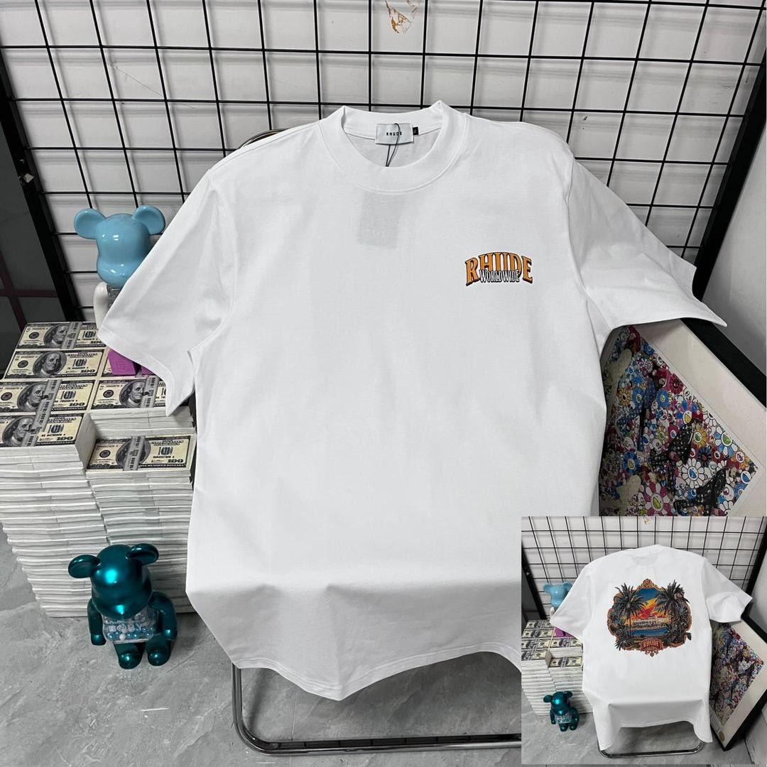 Island Graphic Heavyweight Tee (White)