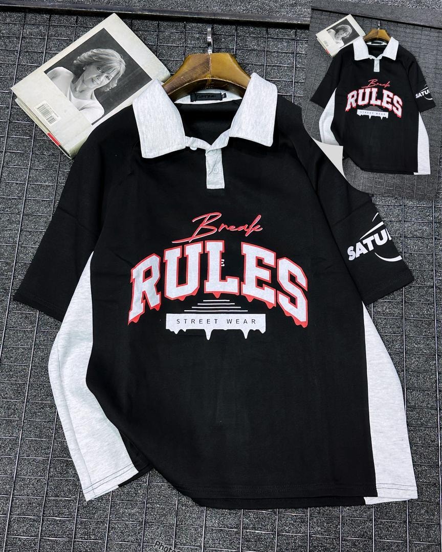 Urban Edge Paneled Polo (Black)