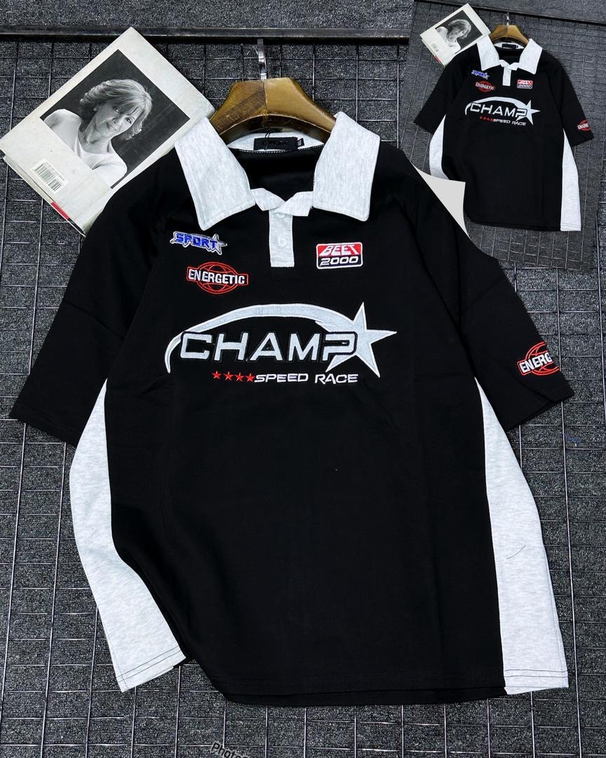 Grand Prix Moto Polo(Black)