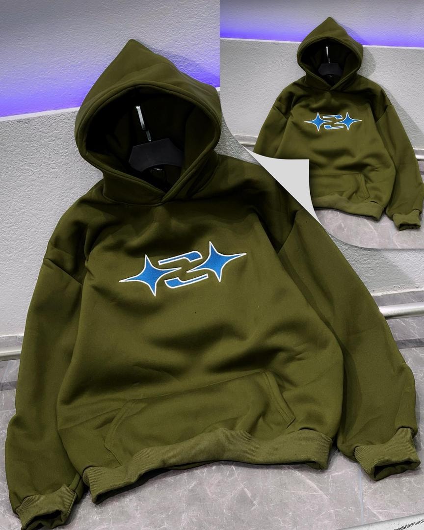 Essential Oversized Hoodie – Olive Green