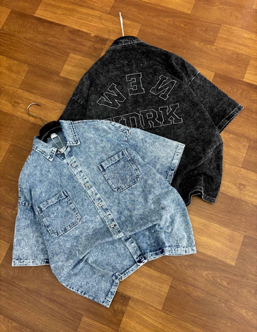 Varsity Street Denim Shirt
