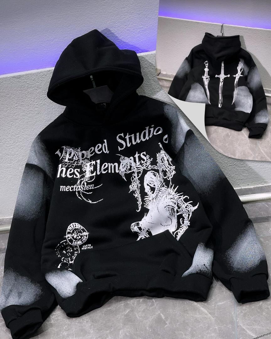 Unchained Soul Hoodie – Black
