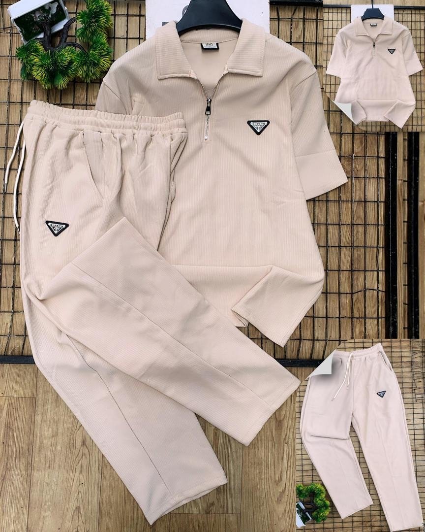 Taupe Prestige Polo Tracksuit