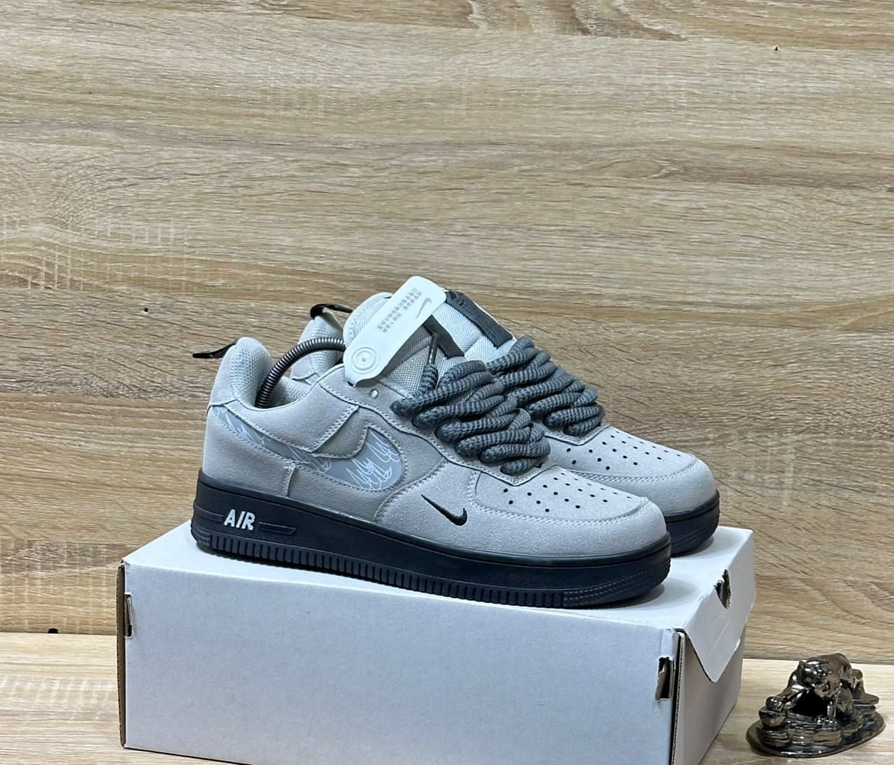 Nike Air For 1 Low – Grey Velvet
