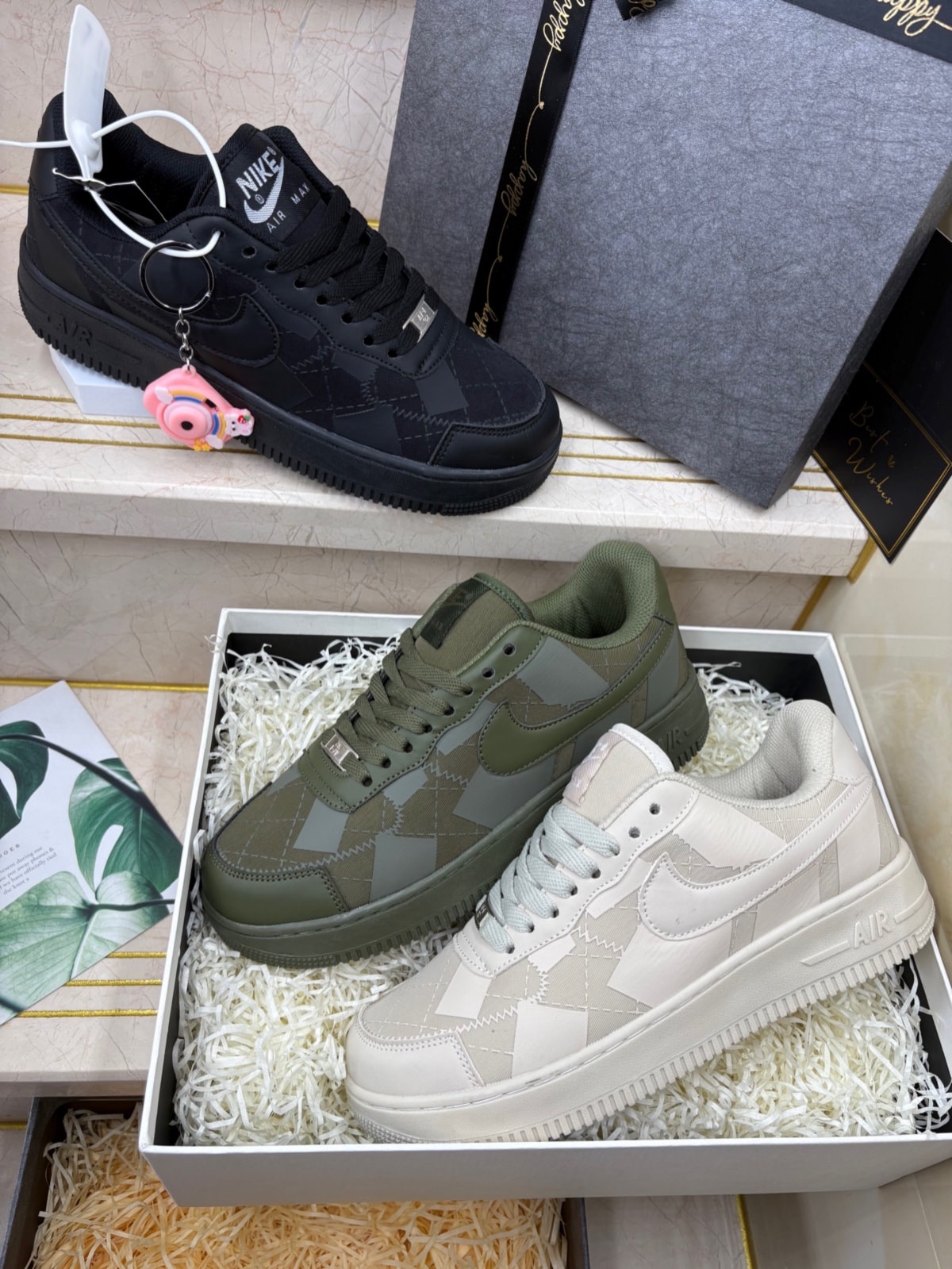 Nike Air Force 1 Low – Argyle Pattern