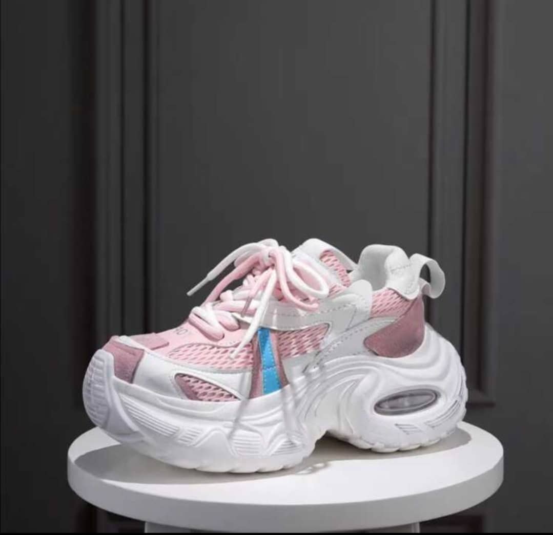 Bubblegum Wave Chunky Trainers