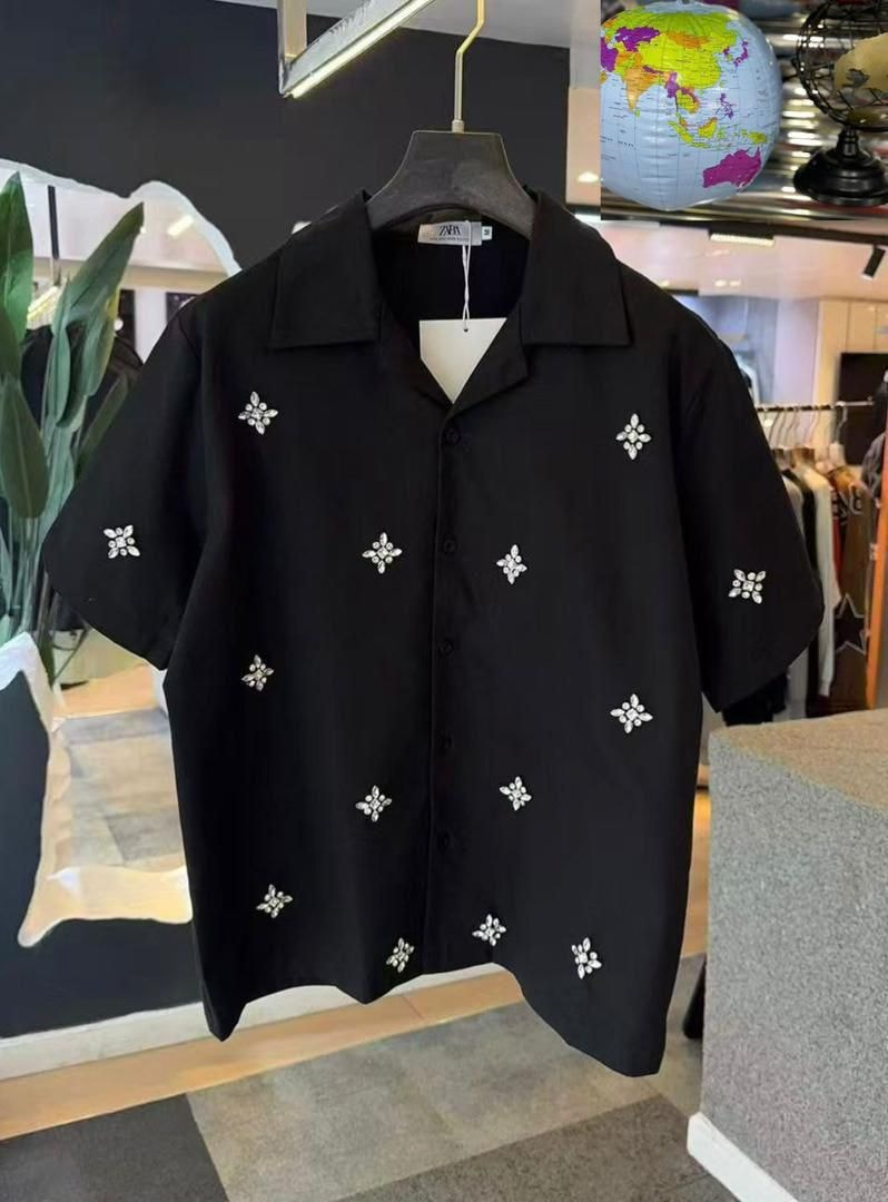 Starlight Diamond Camp Shirt