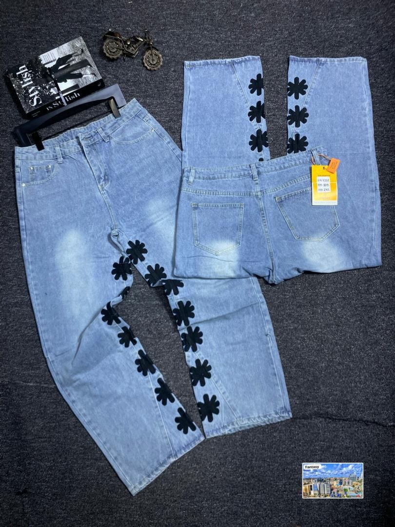 Fantasy Blossom Wide Leg Jeans