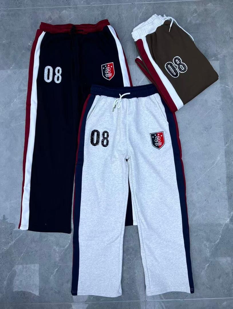 Varsity Side-Stripe Sweatpants